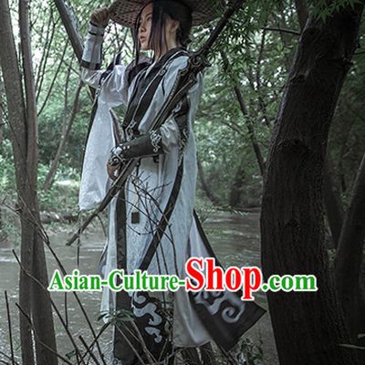 Ancient Chinese Hero Cosplay Costumes Complete Set for Men