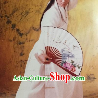 Chinese Traditional Swordsman Long Robe Garment Complete Set for Men