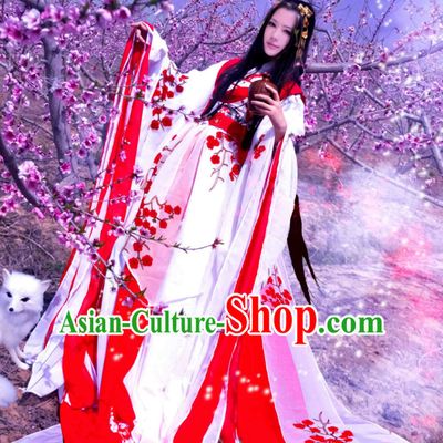 Chinese Hanfu Hakama Traditional Princess Dress Quju Supreme Chinese Costume Ancient Chinese Costume Complete Set