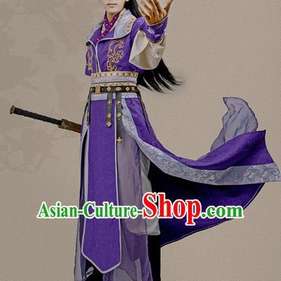 Chinese Prince Hanfu Robe Swords Clothing Handmade Bjd Dress Opera Costume Drama Costumes Complete Set