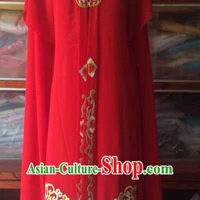 China Beijing Opera Men Wedding Dresses Embroidered Robe Stage Costumes Complete Set