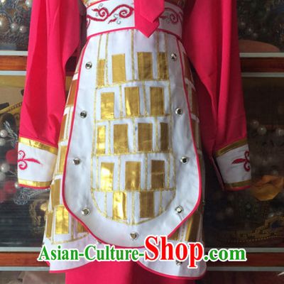 China Beijing Opera Female Heroine Embroidered Robe Stage Costumes Complete Set