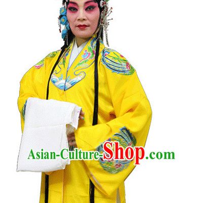 Chinese Opera Beijing Opera Peking Opera Hua Dan Costume Embroidered Robe Hua Dan Opera Costumes and Headdress Complete Set