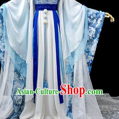 Chinese Women Royal Hanbok Kimono Stage Opera Costume Dresses Costume Ancient Cosplay Complete Set
