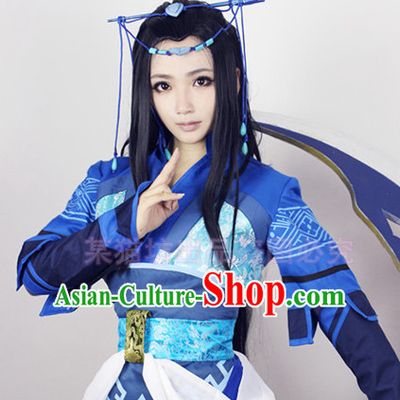 Chinese Women Hanbok Kimono Stage Opera Costume Dresses Costume Ancient Cosplay Complete Set