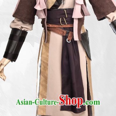 Special Ancient Chinese Assassin Costumes Samurai  Costume Dresses Complete Set