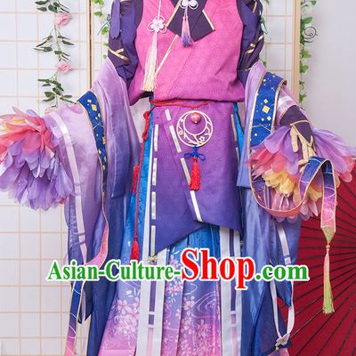 Special Ancient Chinese Assassin Costumes Samurai  Costume Dresses Complete Set