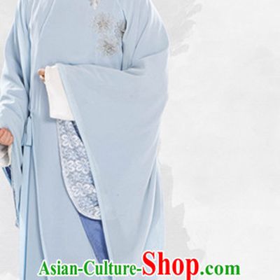Chinese Ancient Scholar Hanfu Clothing Garment Complete Set for Men