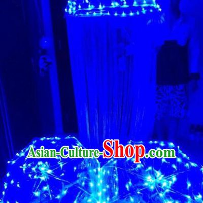 LED Jelly Fish Umbrella Professional Stage Performance Dancing Dance Props