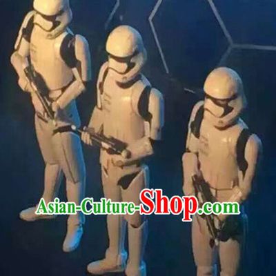 Robot Fancy Costume Armor Costumes Dancing Costume and Headpieces Complete Set for Kids Adults Girls Women