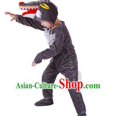 Stage Performance Wolf Dance Costumes Complete Set for Kids or Adults