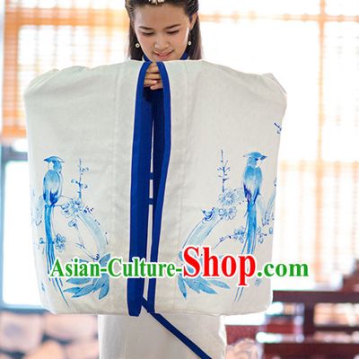 Ancient Chinese Princess Quju Dresses Traditional Royal Stage Hanfu Classical Dress National Costumes Clothing and Hair Jewelry Complete Set