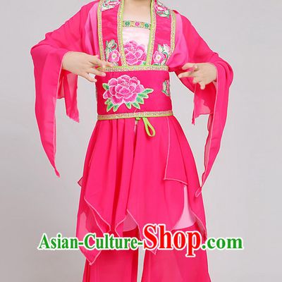 Chinese Dance Costume Ribbon Dance Costumes Fan Dance Dancer Dancing Dresses