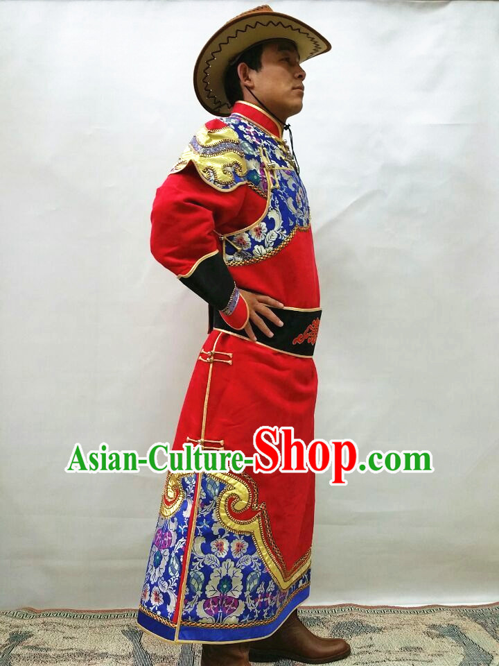 Mongolian Minority Mongol Dress Mongolia Minority Dresses Ethnic Mongolian Costume Complete Set