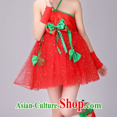 Chinese Stage Dance Costume Ribbon Dance Costumes Fan Dance Dancer Dancing Dresses for Kids