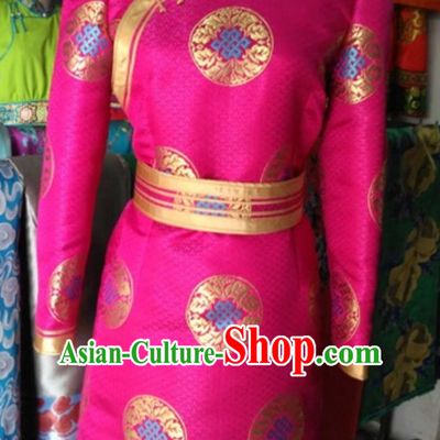 Chinese Mongolian Minority Mongol Women Dress Mongolia Minority Dresses Ethnic Mongolian Costume Complete Set