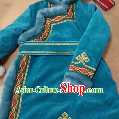 Chinese Mongolian Minority Mongol Women Dress Mongolia Minority Dresses Ethnic Mongolian Costume Complete Set