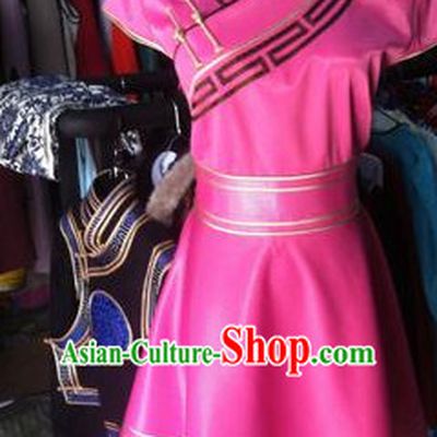 Chinese Mongolian Minority Mongol Women Dress Mongolia Minority Dresses Ethnic Mongolian Costume Complete Set