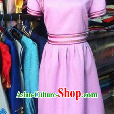 Chinese Mongolian Minority Mongol Women Dress Mongolia Minority Dresses Ethnic Mongolian Costume Complete Set