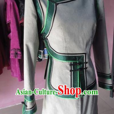 Chinese Mongolian Minority Mongol Women Dress Mongolia Minority Dresses Ethnic Mongolian Costume Complete Set