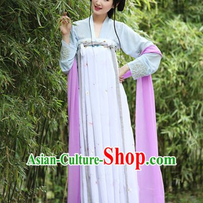 Purple Ancient Chinese Women Dresses Hanfu Girls China Classical Clothing Histroical Dress Traditional National Costume Complete Set