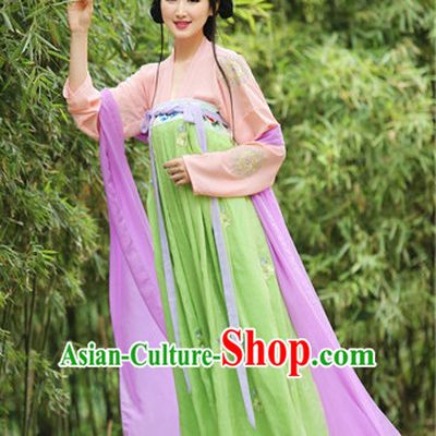 Purple Ancient Chinese Women Dresses Hanfu Girls China Classical Clothing Histroical Dress Traditional National Costume Complete Set