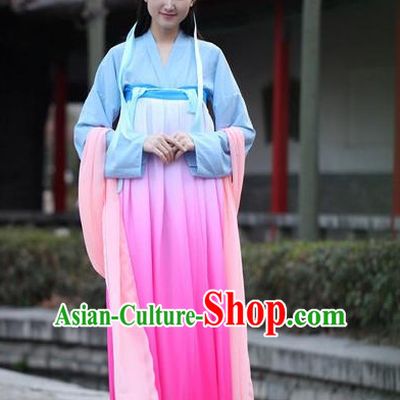 Ancient Chinese Women Dresses Pink Hanfu Girls China Classical Clothing Histroical Dress Traditional National Costume Complete Set