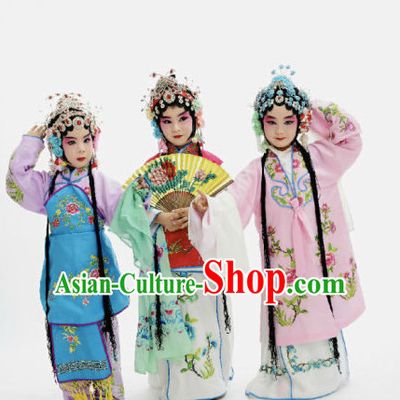 Ancient Chinese Children Opera Costumes Peking Opera Official Costume Historical Dress Traditional National Costume Complete Set