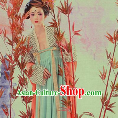 Custom Made Hanfu Traditional Chinese Clothes Stage Performance Costumes