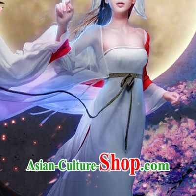 Custom Made Hanfu Traditional Chinese Clothes Stage Performance Costumes
