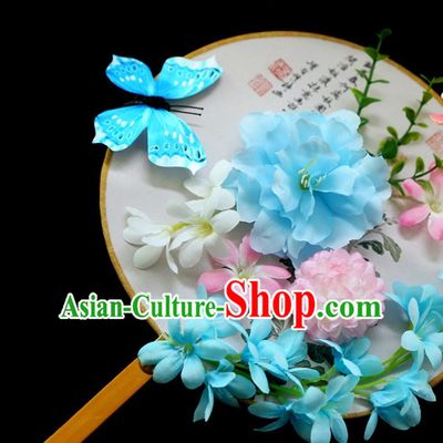 Chinese Handmade Fan Stage Performance Flower Fan