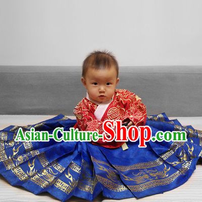 Classical Dance Chinese Clothes Drama Performance Hanfu for Children Baby