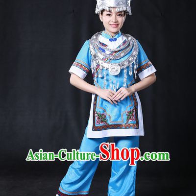 Miao Minority Women Dresses Ethnic Clothing Minority Hmong Dance Costume Minority Dress