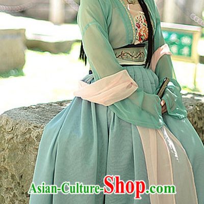 Chinese Han Dynasty Princess Hanfu Drama Performance Festival Celebration China Film Beauty Dress Rental Garment and Headpieces