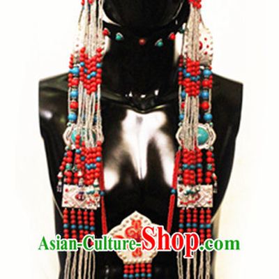 Traditional Chinese Mongolian Princess Hat