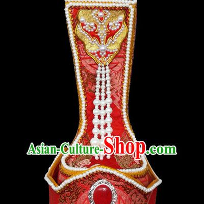 Traditional Chinese Mongolian Princess Hat