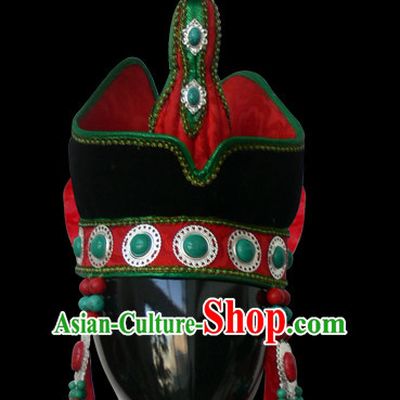 Traditional Chinese Mongolian Princess Hat