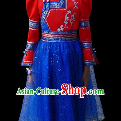 Mongolian Minority Mongol Mongolia Clothing Ethnic Traditional Costumes Complete Set