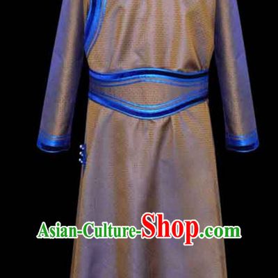 Chinese Mongolian Minority Emperor Mongol Long Robe Mongolia Prince Clothing Ethnic Traditional Costumes Complete Set