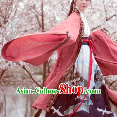 Chinese Clothes Classical Dance Drama Performance Hanfu Chinese Hakama Traditional Dress Quju Supreme Ancient Chinese Costume Complete Set
