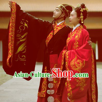 Chinese Wedding Clothes Classical Dance Drama Performance Hanfu Chinese Hakama Traditional Bridal Dress Quju Supreme Ancient Chinese Costume Complete Set
