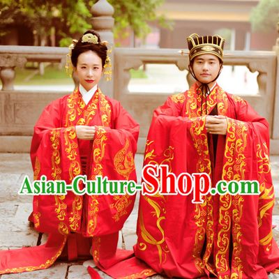 Chinese Wedding Clothes Classical Dance Drama Performance Hanfu Chinese Hakama Traditional Bridal Dress Quju Supreme Ancient Chinese Costume Complete Set
