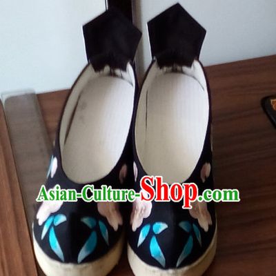 Chinese Shoes Wedding Shoes Kung Fu boots Wushu Shoes Mens Shoes Opera Shoes Hanfu Shoes Embroidered Shoes Monk Shoes