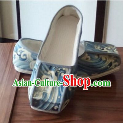 Chinese Shoes Wedding Shoes Kung Fu boots Wushu Shoes Mens Shoes Opera Shoes Hanfu Shoes Embroidered Shoes Monk Shoes