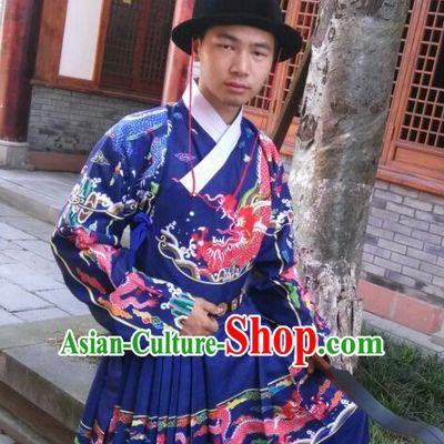 Traditional Chinese Ancient Ming Dynasty Dragon Robe Clothing Imperial Dresses Beijing Classical Chinese Clothing for Men