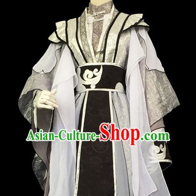 Men Dress Palace Stage Performance Dresses Traditional Chinese Mandarin Clothing Hanfu Costume