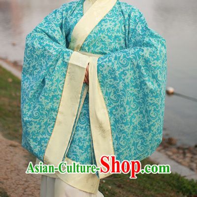 Ancient Chinese Ming Dynasty Beauty Hanfu Costumes and Hair Jewelry Complete Set for Women