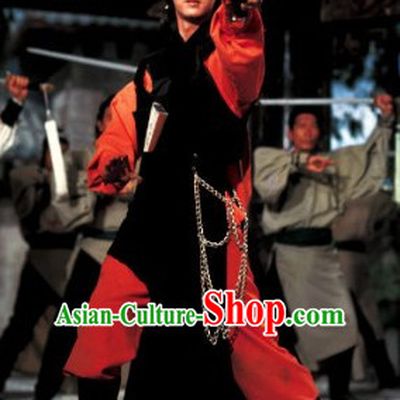 Chinese Ancient Fighter Costumes Complete Set for Men
