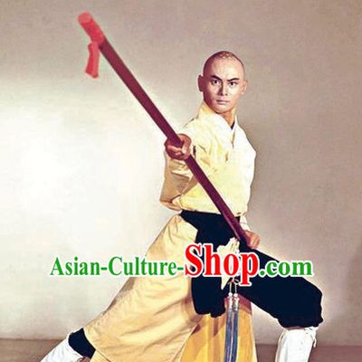 Chinese Ancient Kung Fu Monk Costumes Complete Set for Men