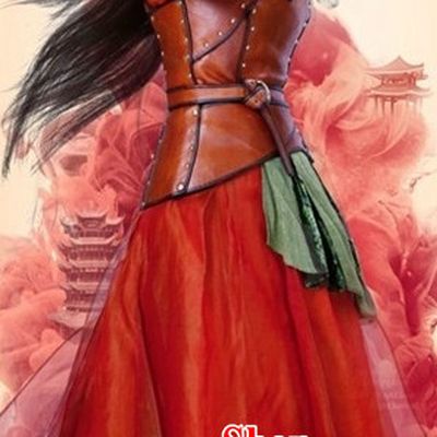 Ancient Chinese Red Swordswoman Clothing and Hair Accessories Complete Set for Women